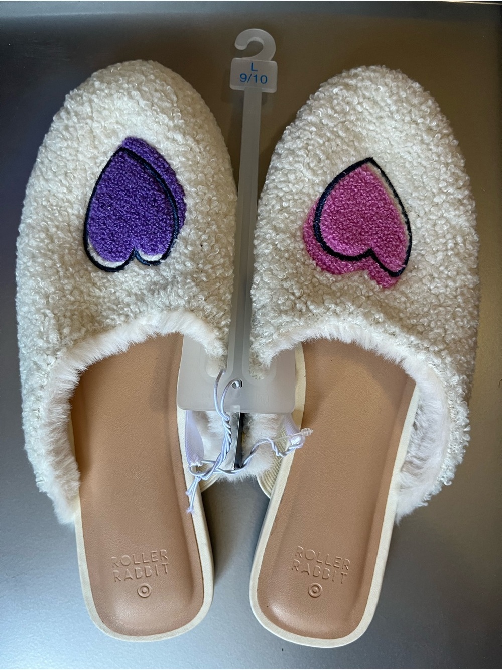 Roller Rabbit x Target Disco Hearts Slippers